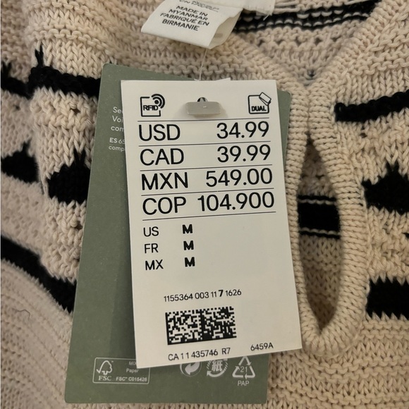 H&M Crochet Knit Dress with Keyhole - Picture 2 of 5